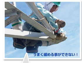 うまく緩める事ができない！